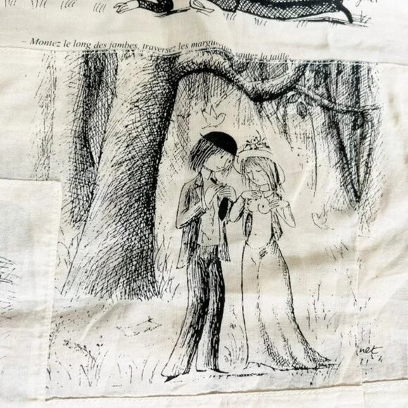 Vintage Miu Miu * Extremely-Rare * Peynet Printed Dress (Collector's Piece) - Picture 4 of 9